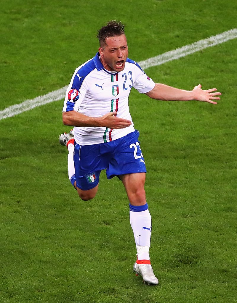 比赛图集:意大利2-0比利时,贾凯里尼佩莱助蓝衣