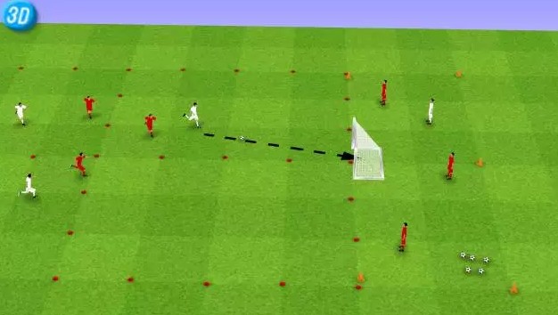 一刻足球3D训练教案第二期--传控训练(2) - 足球