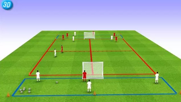 一刻足球3D训练教案第二期--传控训练(2) - 足球