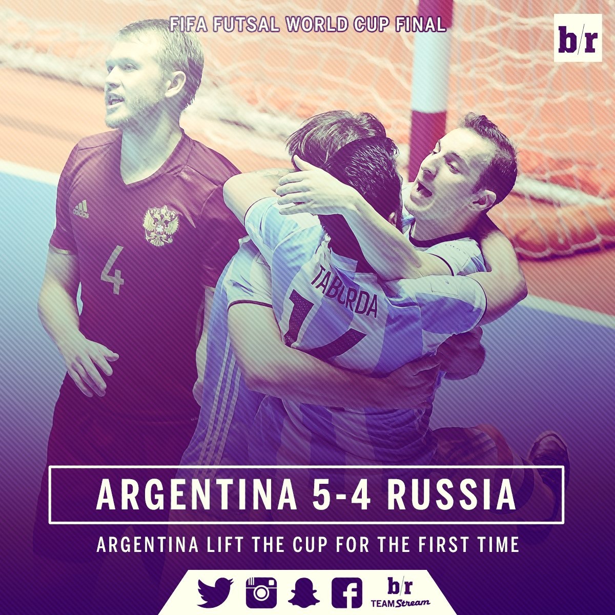 创造历史!阿根廷5-4俄罗斯夺五人制世界杯冠军