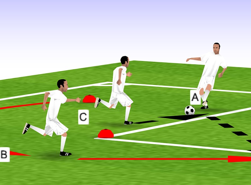 一刻足球3D训练教案第八期--射门训练(3)