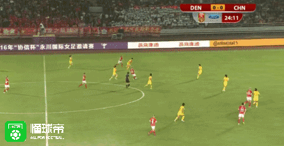 中国女足1-0丹麦女足获永川邀请赛三连冠，任桂辛世界波制胜