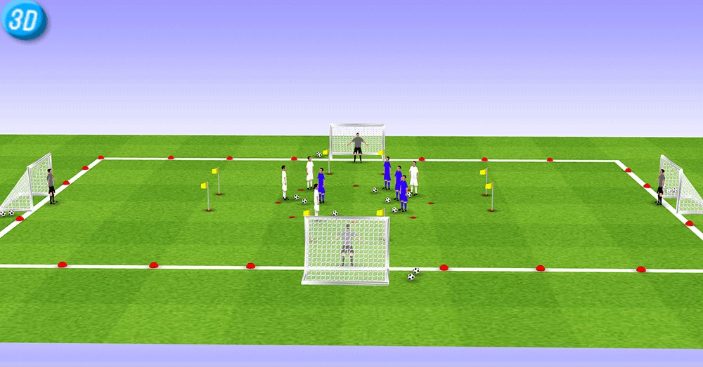 一刻足球3D训练教案第十四期--射门训练(4) - 足