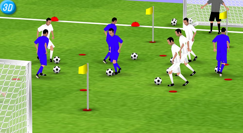 一刻足球3D训练教案第十四期--射门训练(4) - 足