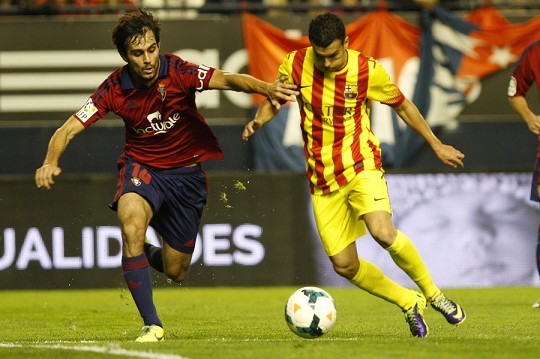 足彩前瞻:西甲第15轮奥萨苏纳vs巴塞罗那 - 专