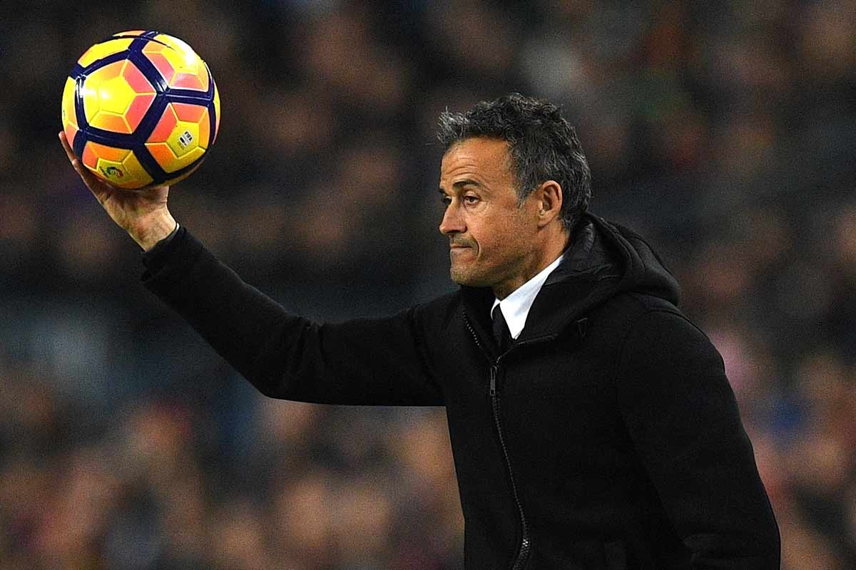 恩里克拒谈与巴萨续约,相信内马尔会再进球 -