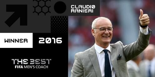 FIFA2016世界最佳教练:拉涅利 - 足球第一门户