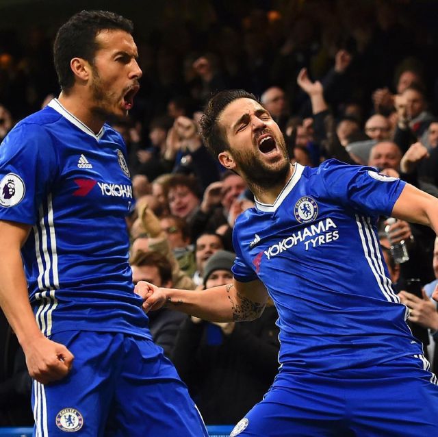 切尔西3-1斯旺西11分领跑,小法、佩德罗传射,