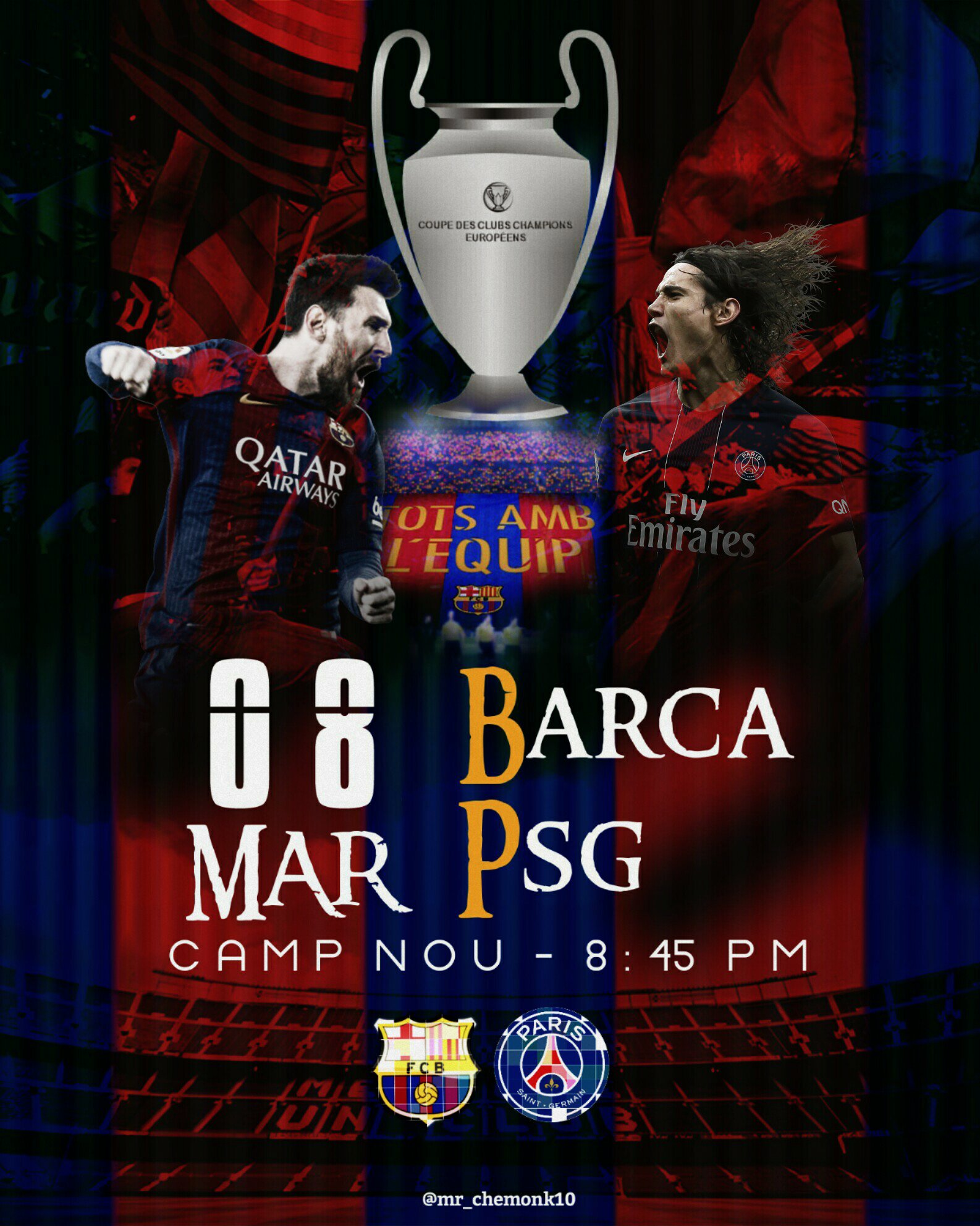 创造历史,巴萨成为首支欧冠淘汰赛4球落后实现