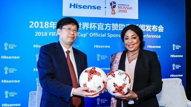 官方:海信集团成为2018年世界杯官方赞助商 -