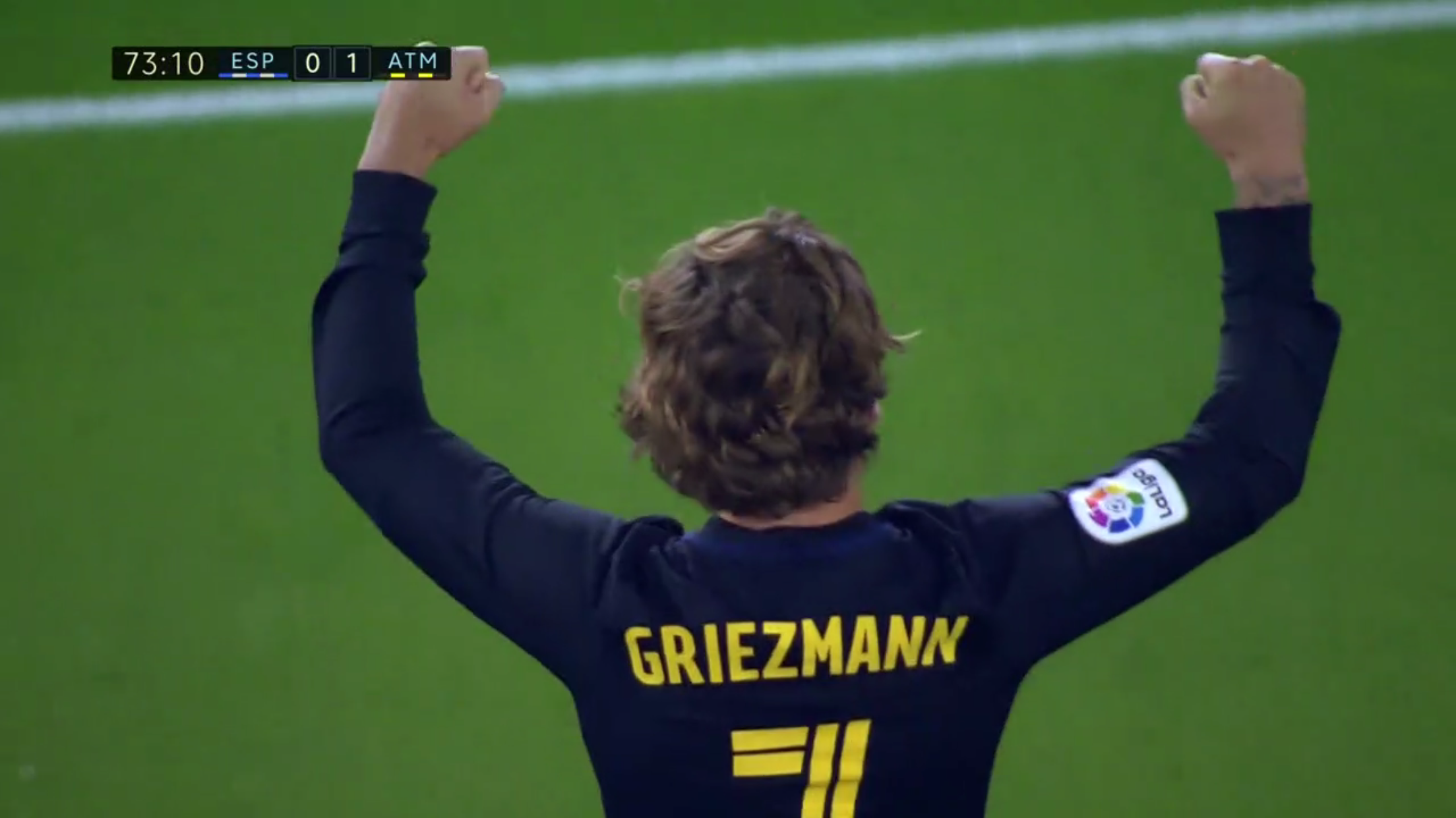 马竞1-0客胜西班牙人联赛九轮不败,格列兹曼西