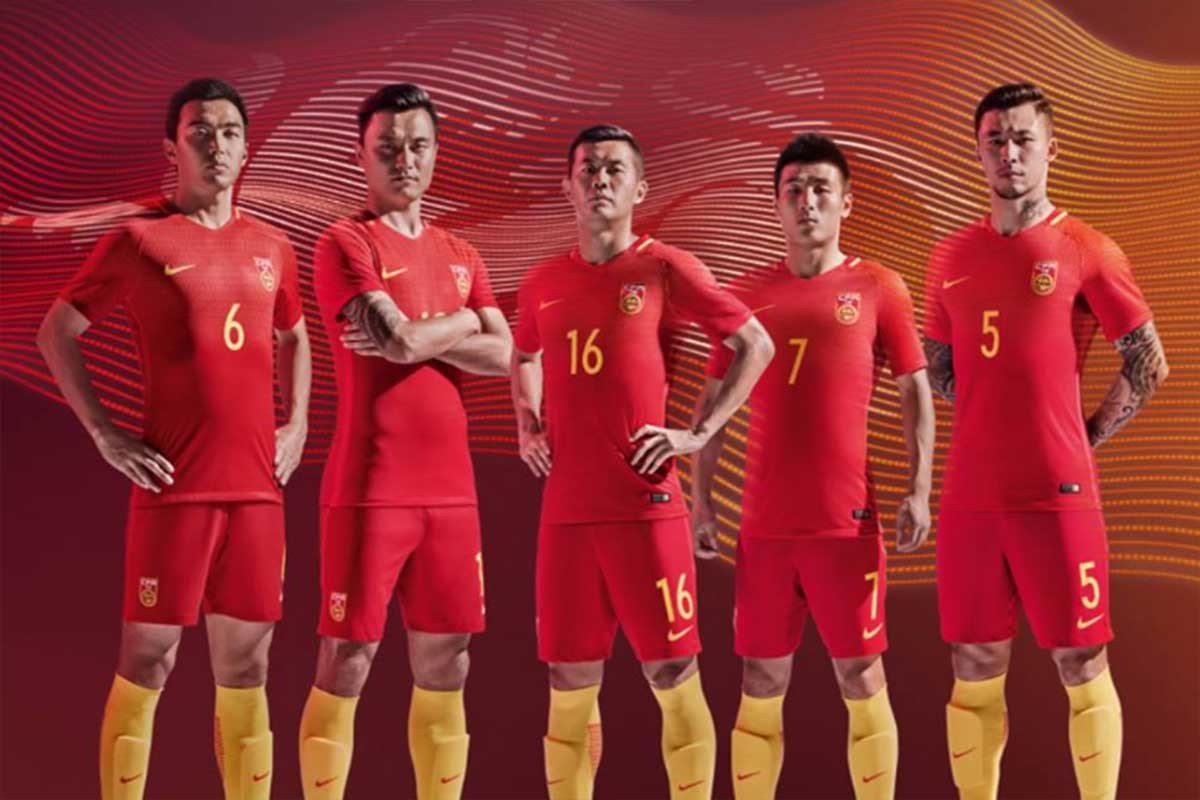 FIFA公布最新一期国家队排名,中国男足下降一