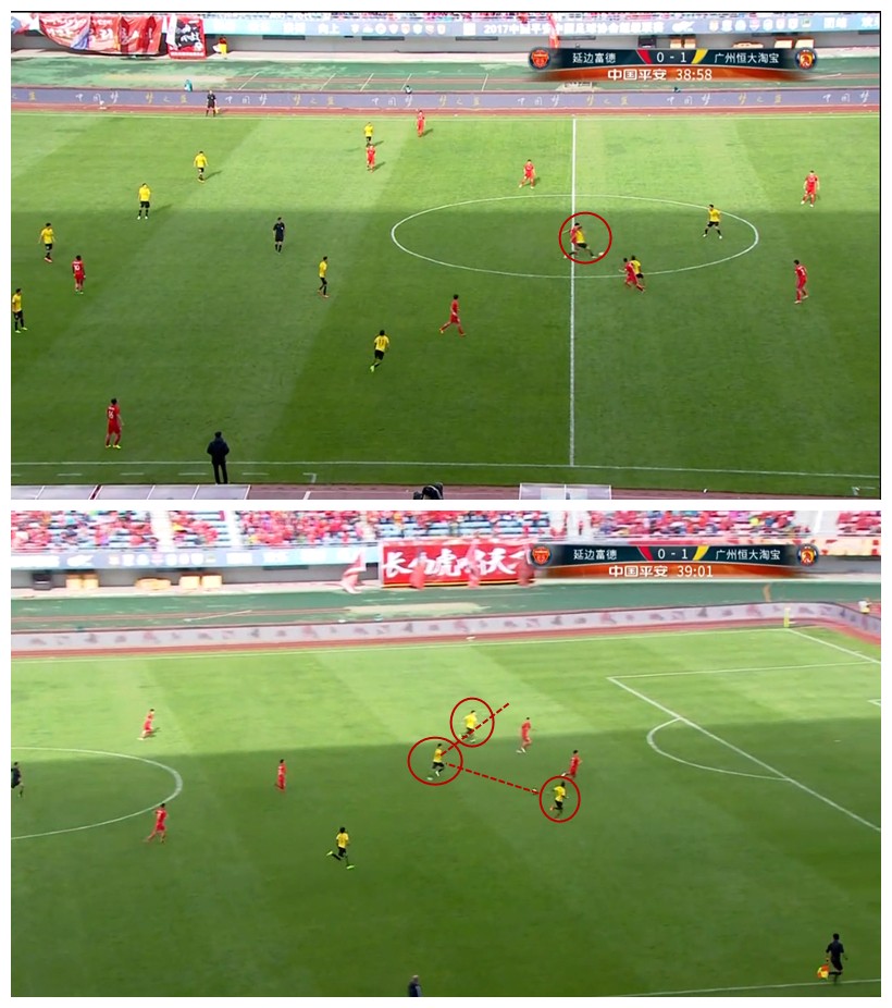 恒大定位球进攻效率提升,单后腰防守仍有漏洞