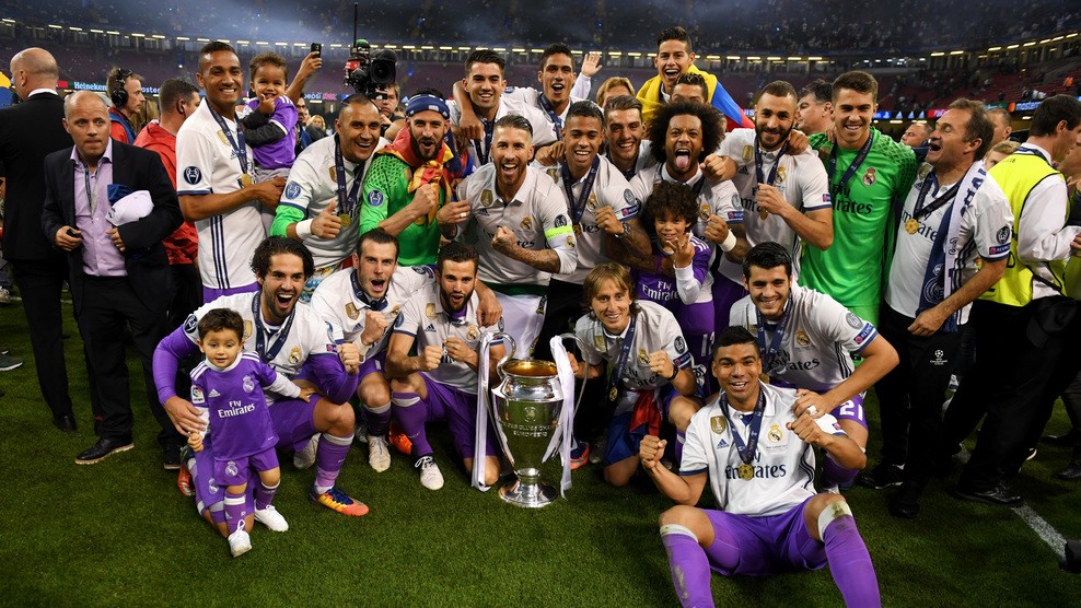 欧足联俱乐部排行榜:皇马连续第四年领跑 - 足