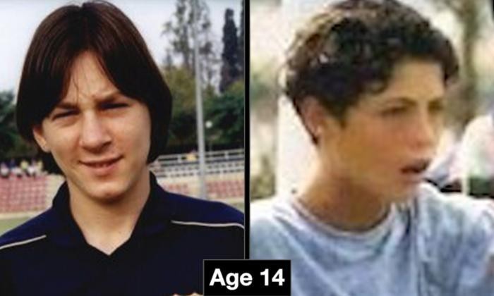 图集:绝代双骄,梅西C罗各年龄段照片对比 - 皇