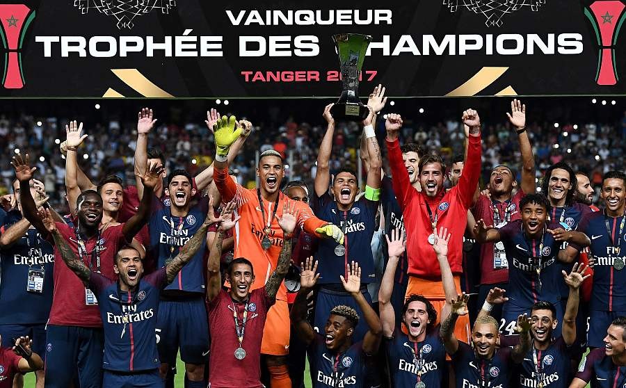 图集:巴黎圣日耳曼夺法国超级杯五连冠,赛后全