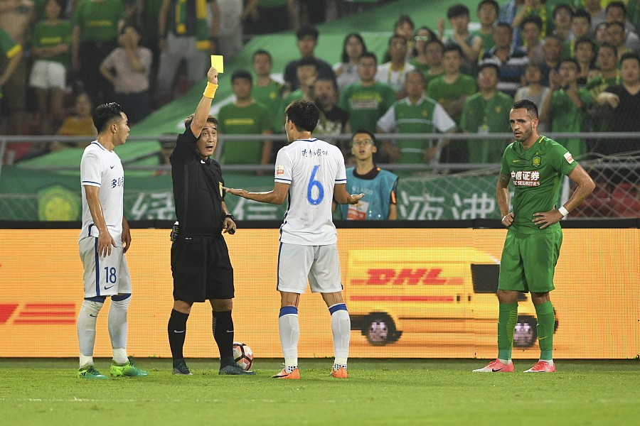 中超第20轮裁判:周刚执法恒大战亿利,王迪吹国