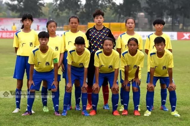 中国初中女足联赛结束,广西队员入选中学生国家队
