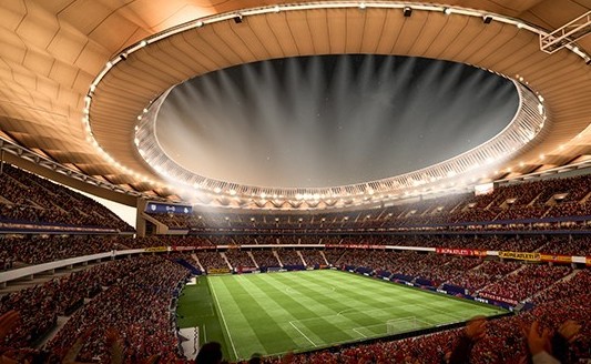 《FIFA 18》新增四座授权球场:万达大都会球场