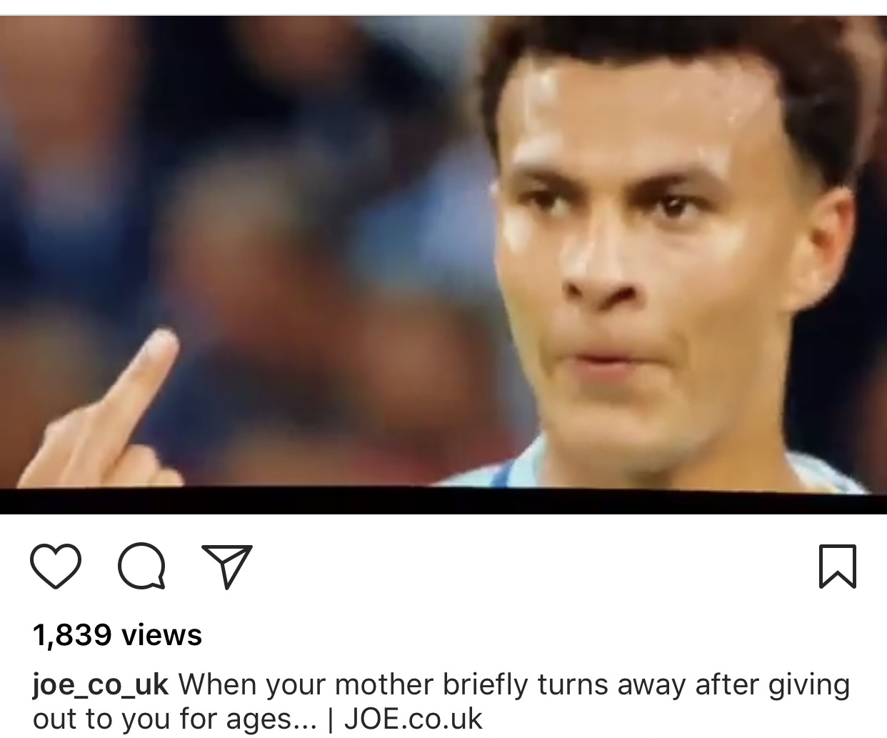 索斯盖特:我没看见阿里竖中指