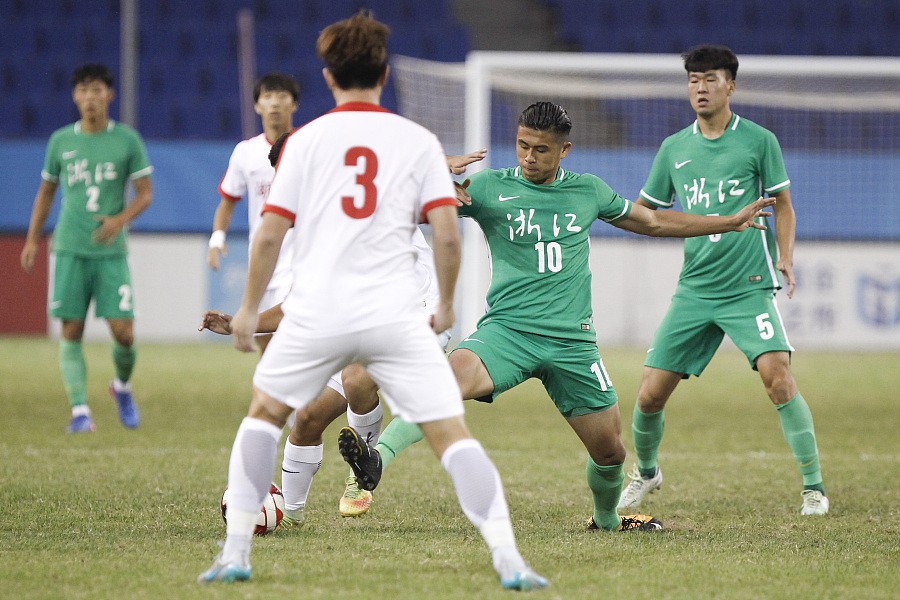 全运会U20男足半决赛:浙江绝杀湖北,上海1-0辽