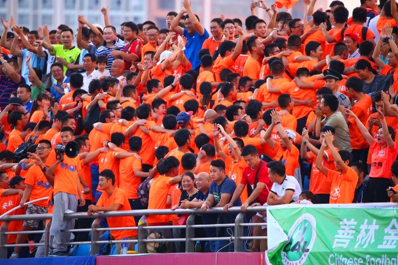 安徽足球距离职业联赛又近一步,桂冠的前进之