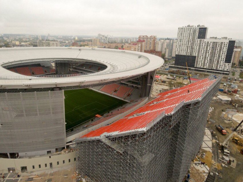 增加座位数,俄罗斯世界杯球场扩建露天看台 - 