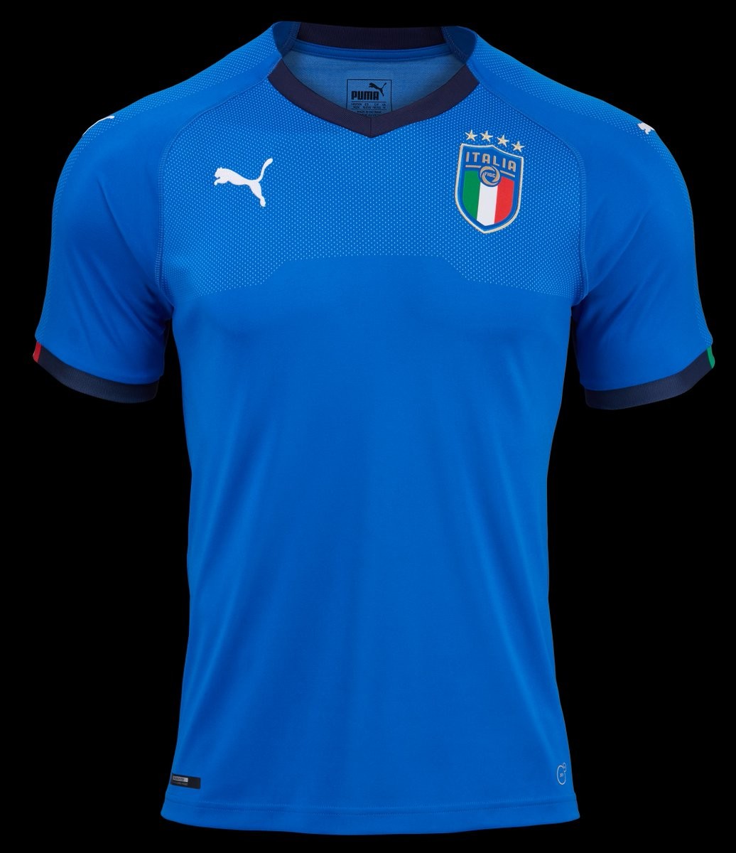官方:意大利发布2018年球衣