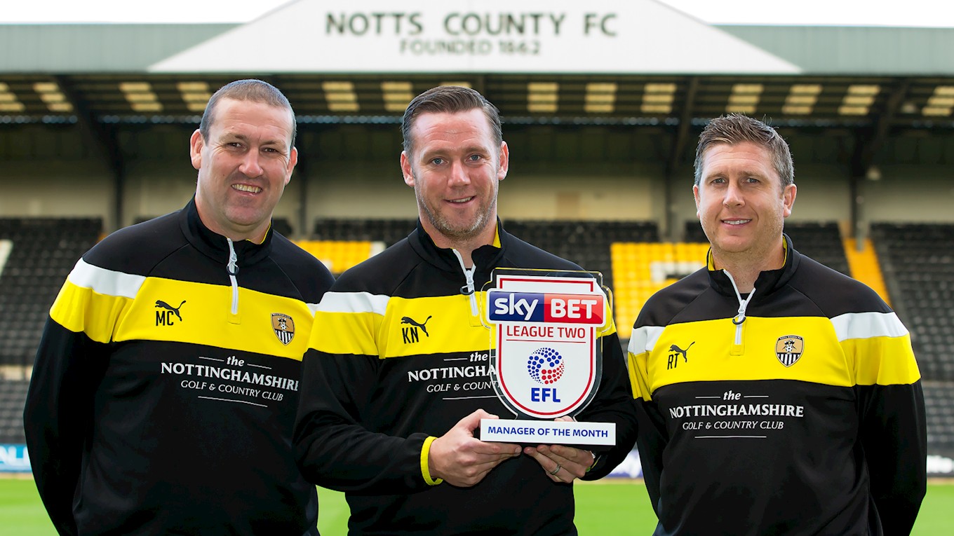 英乙上月最佳主帅:诺兰 - 诺茨郡|诺兰|懂球帝