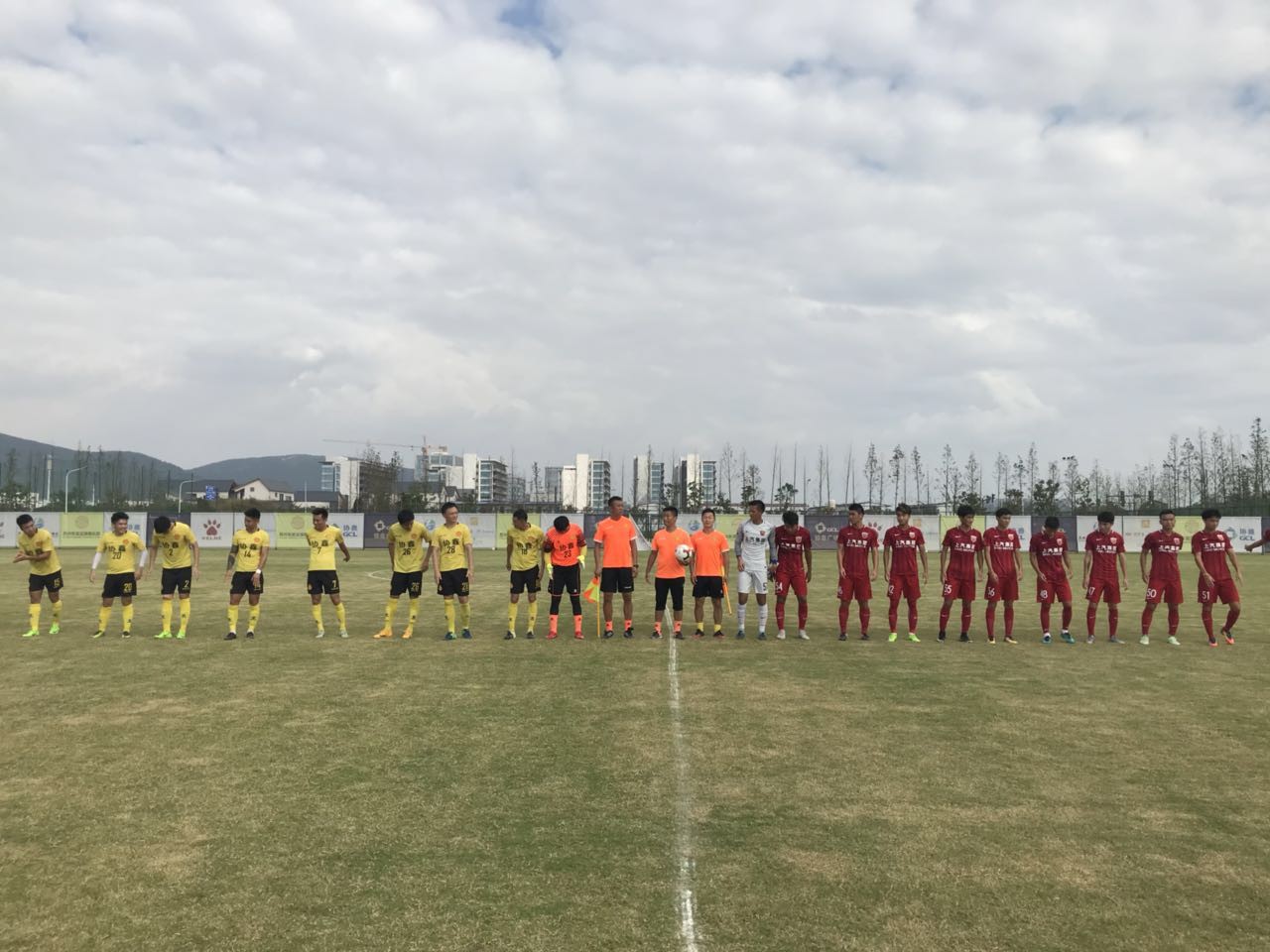 以赛代练,苏州东吴太湖基地过招上海上港预备