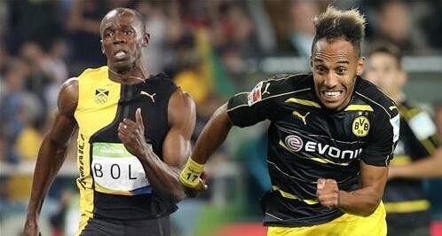 世界上短跑最快的人都来踢球了,你还有什么理