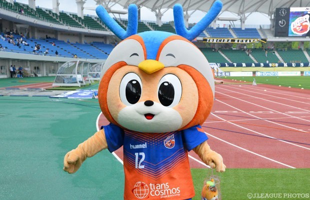 j联赛吉祥物总选举11-21名:鹿岛鹿角第11;大阪樱花第18