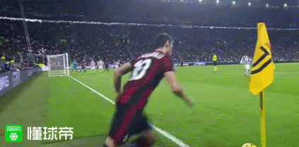 博努奇头球破门扳平比分,米兰1-1尤文