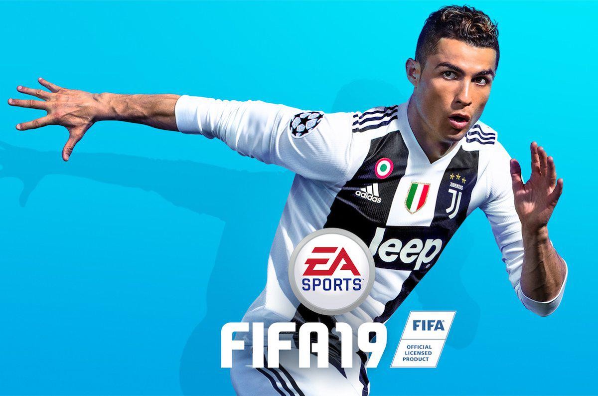 fifa19更新封面,c罗尤文球衣