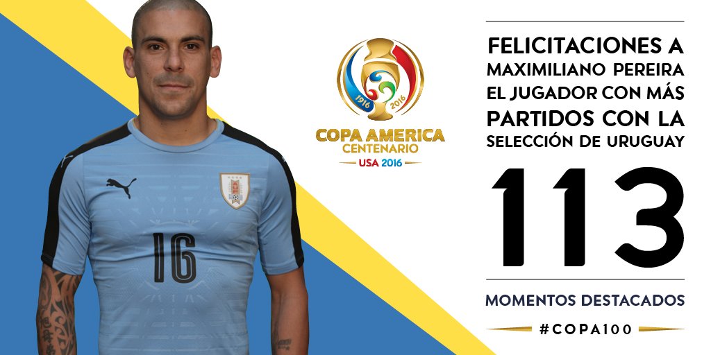 113场,马克西-佩雷拉创乌拉圭队出场纪录 - 乌