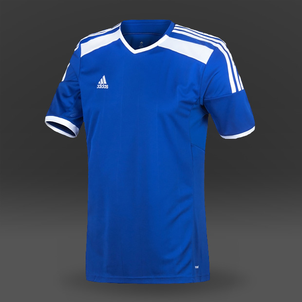 更喜欢条纹经典球衣?来看看这一款蓝底白条组队比赛服