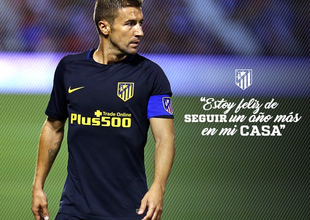 官方:马竞与队长加比续约一年