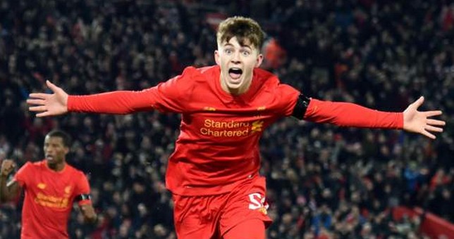 超越欧文,伍德伯恩成为利物浦队史最年轻进球