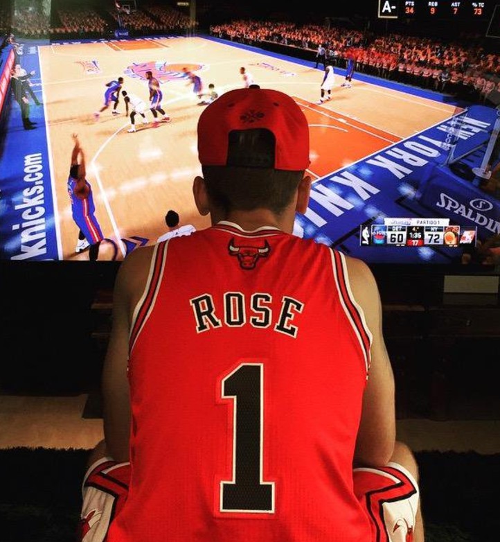 见偶像罗斯,格列兹曼造访麦迪逊广场花园球馆