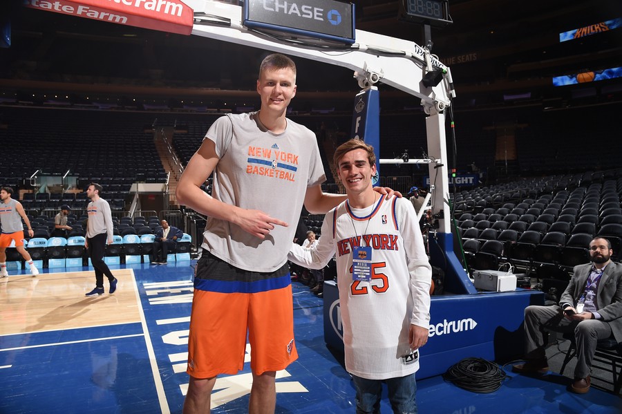 见偶像罗斯,格列兹曼造访麦迪逊广场花园球馆