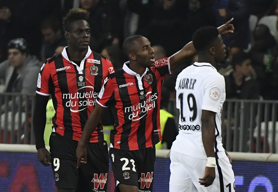 巴黎客场1-3尼斯距离榜首3分,联赛8连胜终结,