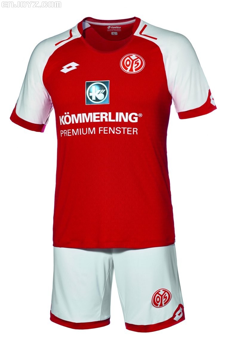 美因茨发布2017/18赛季主客场球衣