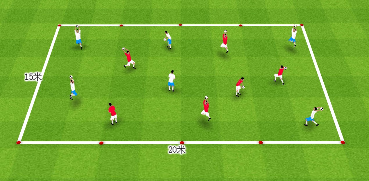 足球教案:提高球员控球技术的3个小游戏