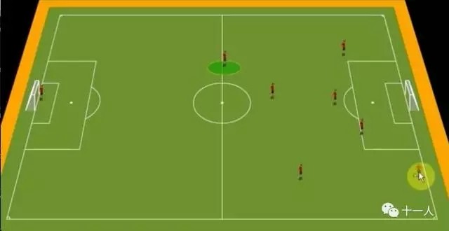 足球阵型:八人足球之331阵型解析