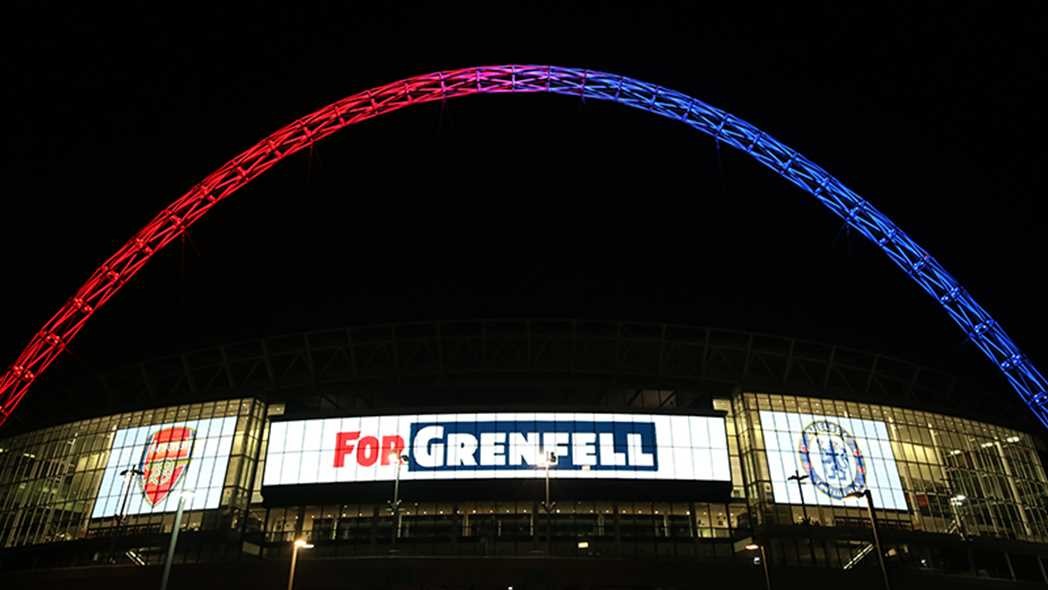 暖,社区盾收入捐给火灾受害者 - 阿森纳|切尔西