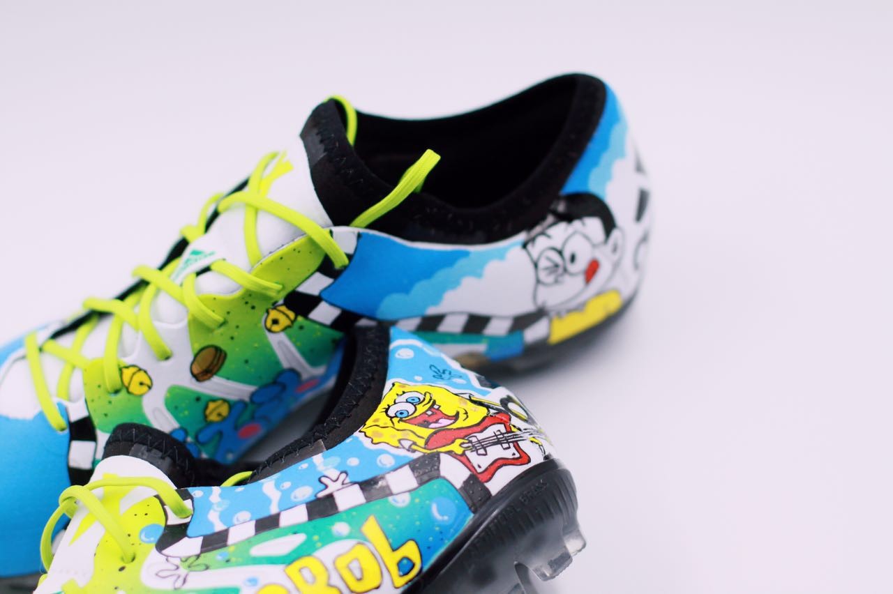 Pete郑足球鞋涂鸦--阿迪达斯下篇之X系列