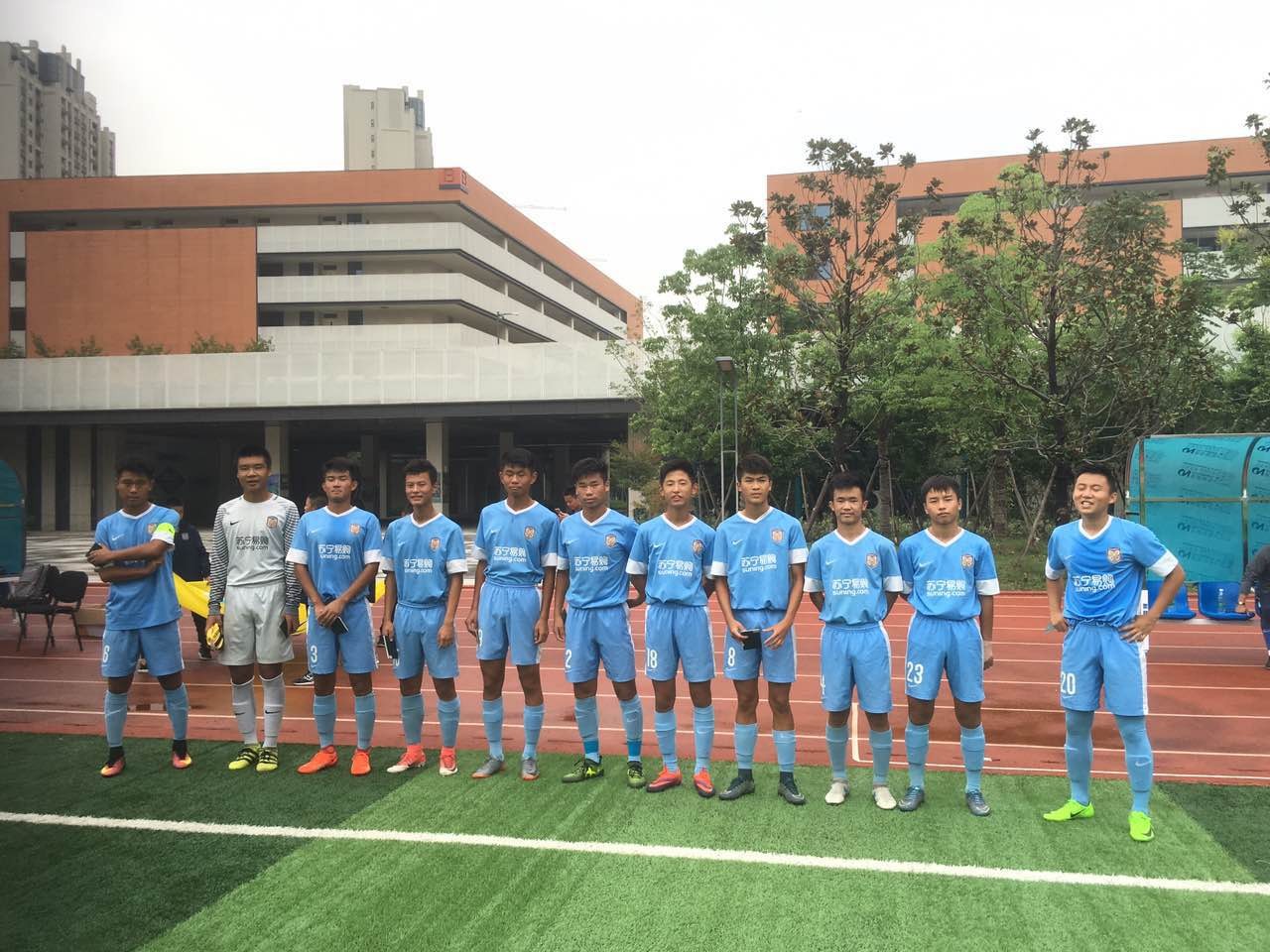 主场6比0大胜珂缔缘 苏宁U16夺得华东大区冠