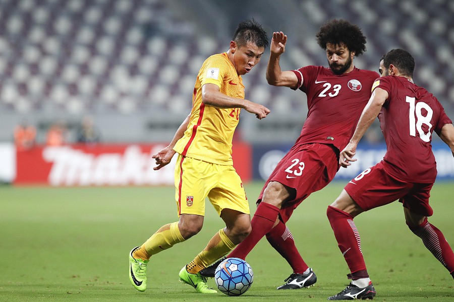 遗憾中的慰藉,国足历史上第一次客胜卡塔尔