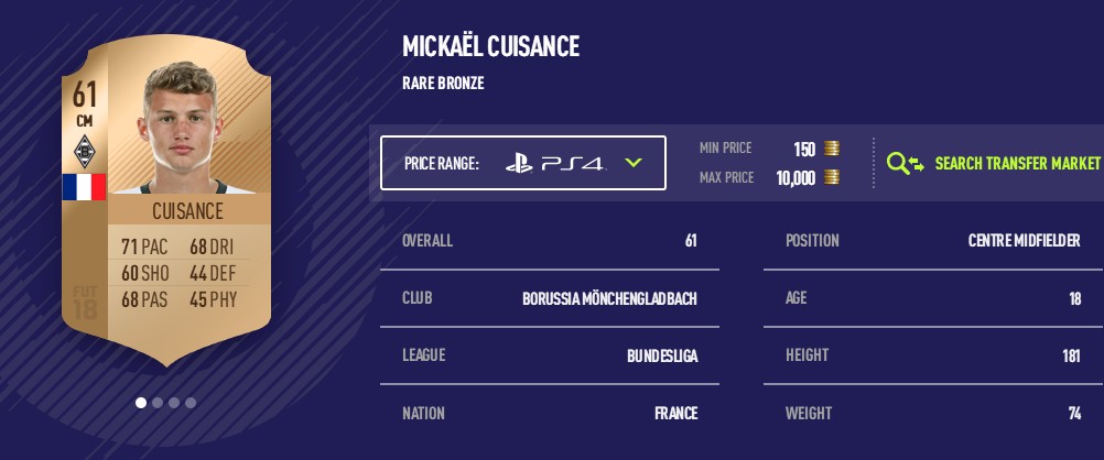 FIFA 18职业生涯模式中不为人知的潜龙妖星