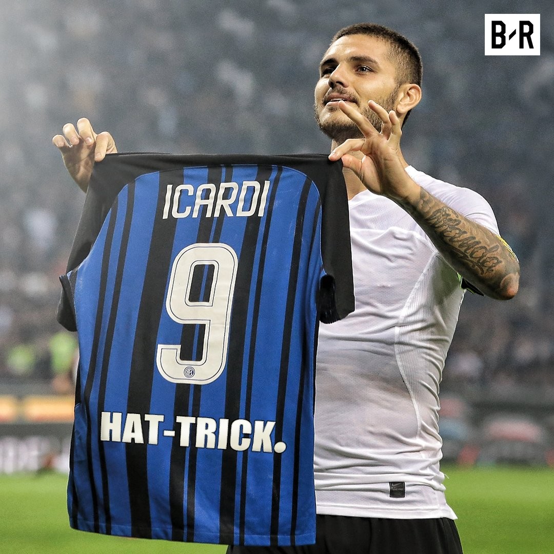 德比戴帽,意媒狂吹伊卡尔迪 — ac米兰|国际米兰|那不勒斯|伊卡尔迪|